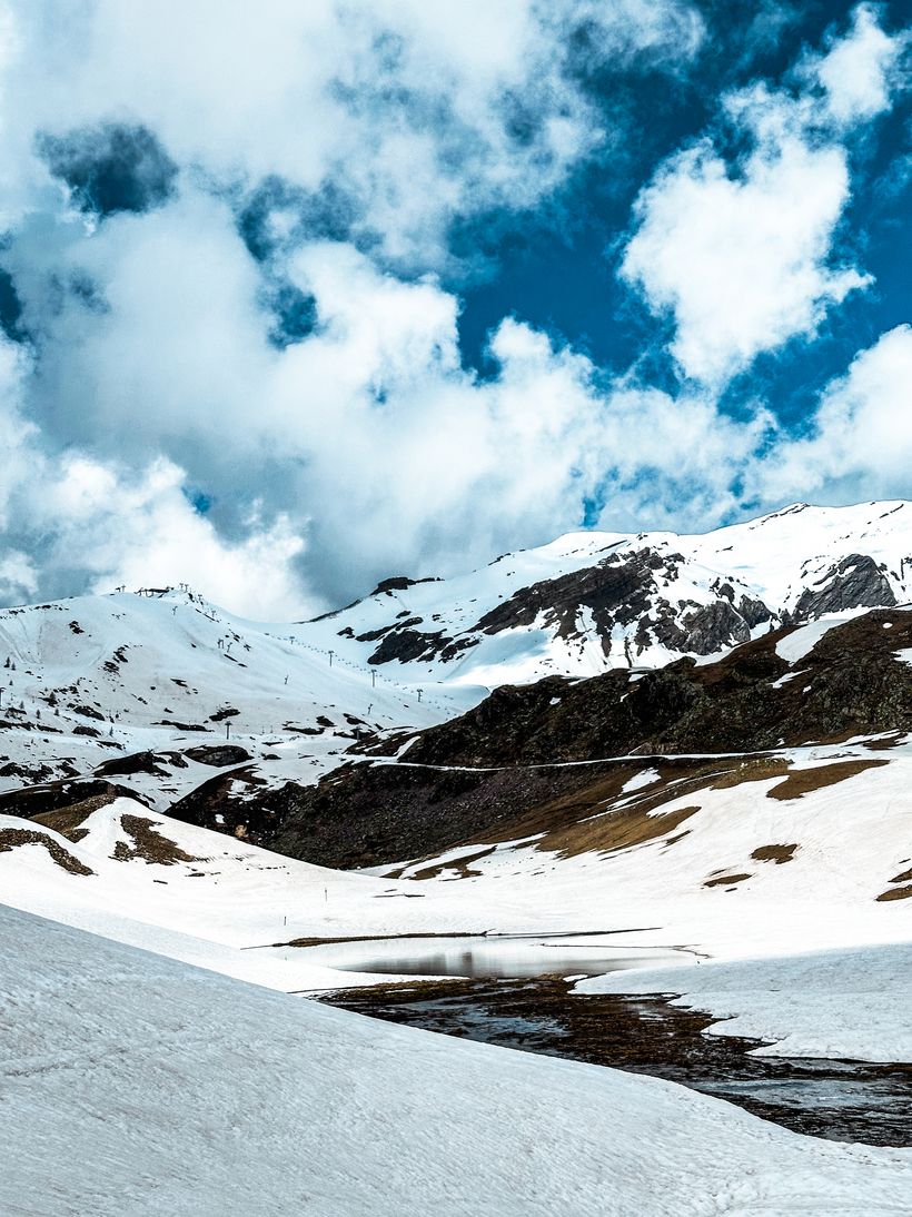 Lac caché en raquette_Orcières - © OTO