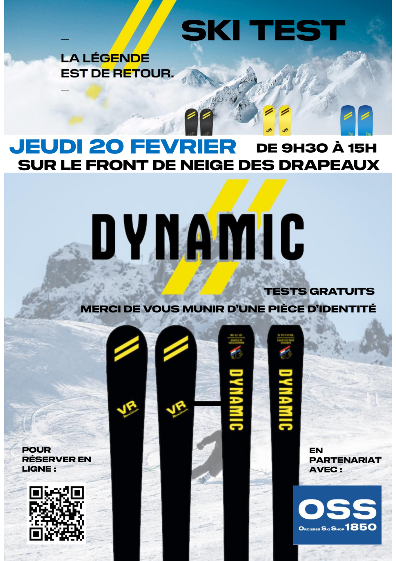 Ski Test DYNAMIC !_Orcières - © OSS 1850