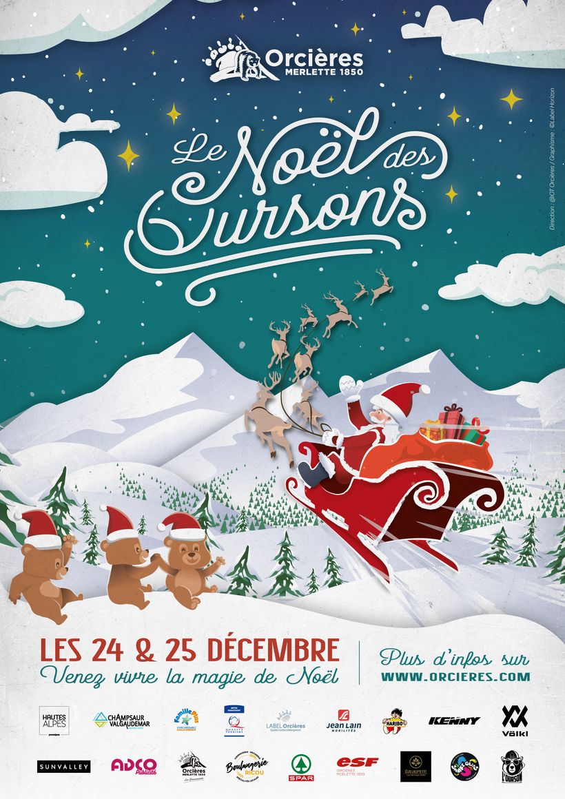 Le Noël des Oursons - © OT Orcières