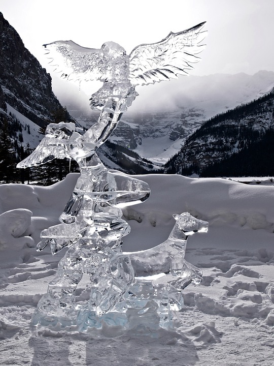 Sculpture sur glace !_Orcières